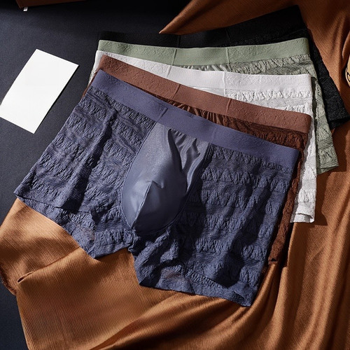 Men jacquard boxer - men's, trunks